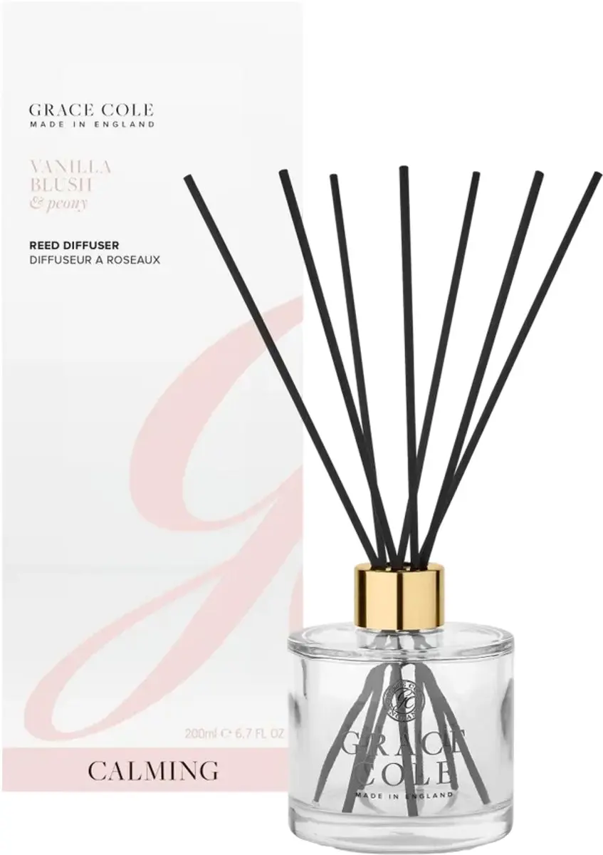 Grace Cole Vanilla Blush & Peony Diffuser 200ml - afbeelding 3 van 3