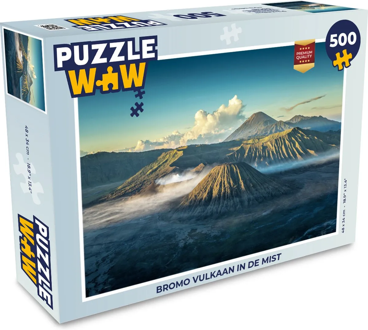 PuzzleWow Bromo Vulkaan Legpuzzel 500 Stuks