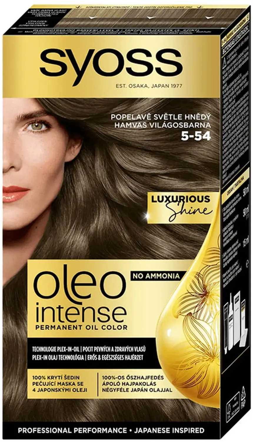 Syoss Oleo Intense Haarverf 5-54 Lichtbruin 115ml