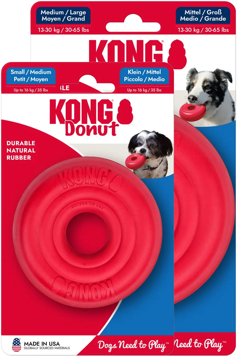 KONG Classic Donut M - afbeelding 6 van 6
