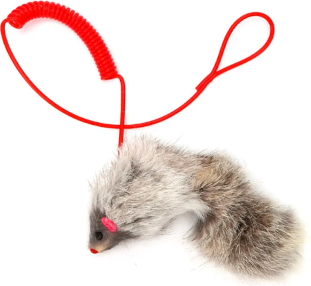 Nobleza Pluche Muis aan Touwtje