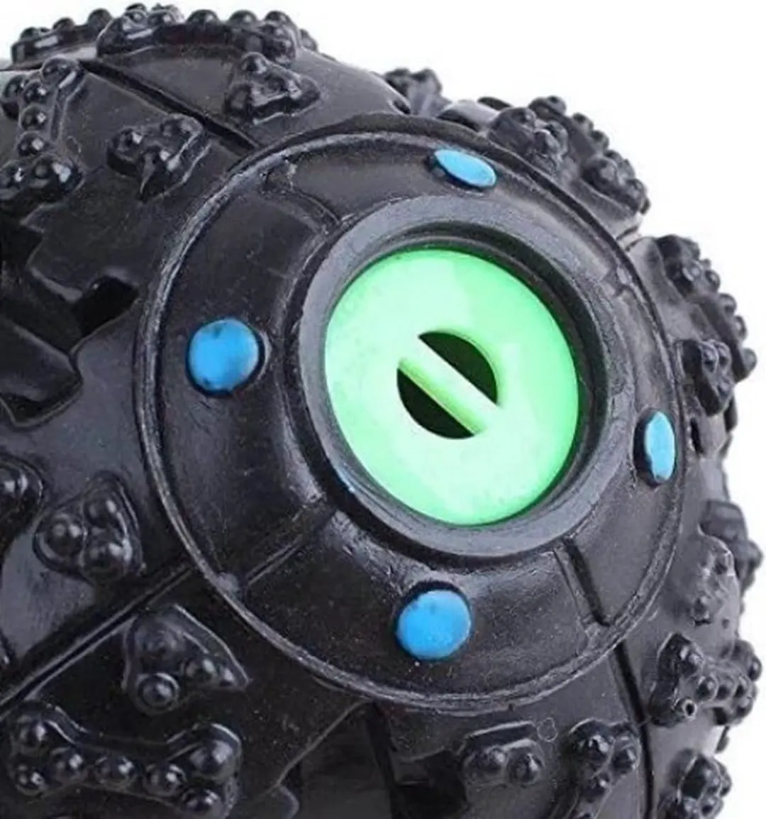 Nobleza Snackbal Honden - 7 cm - Zwart - afbeelding 2 van 3