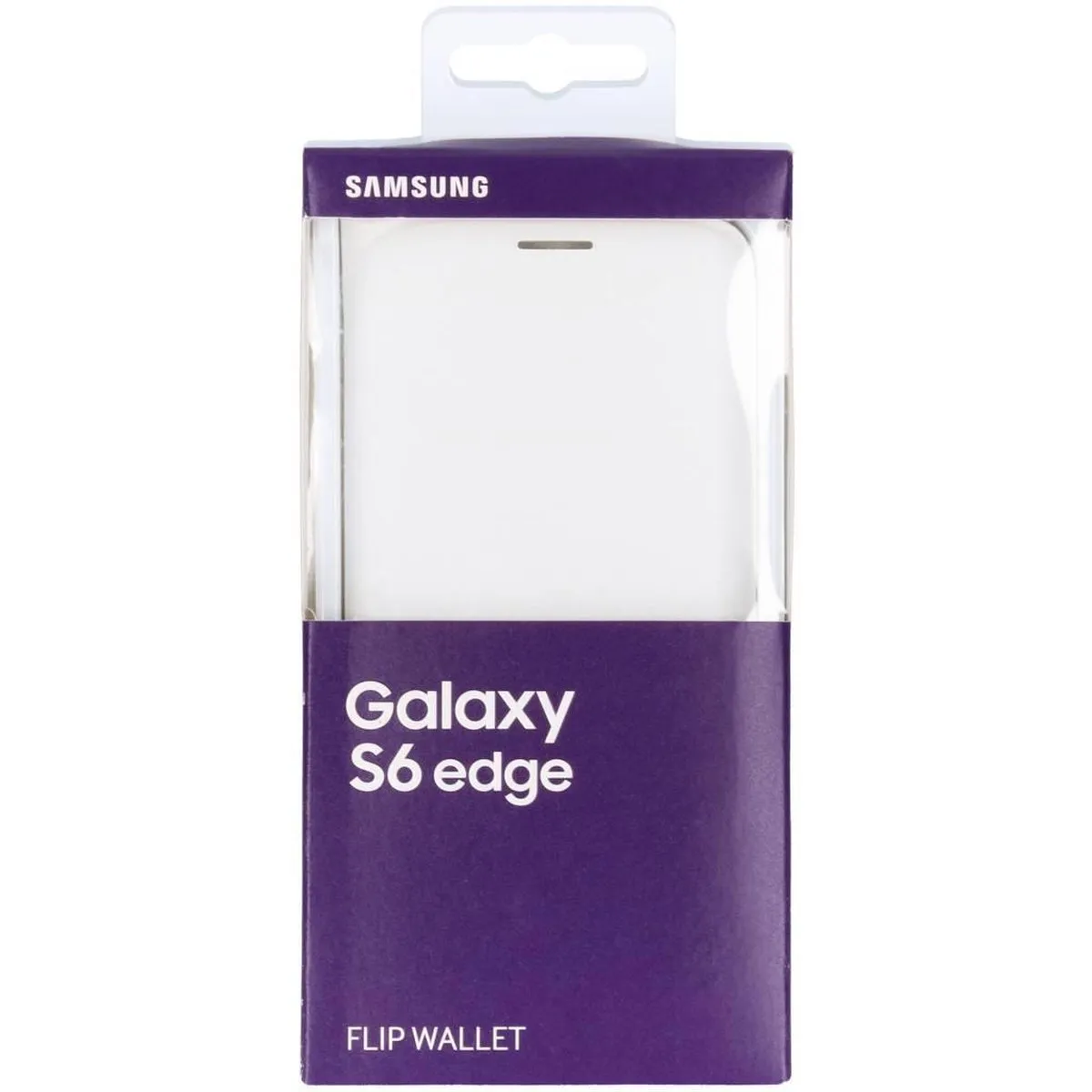 Samsung S6 Edge Flip Wallet EF-WG925PWEGWW - Wit