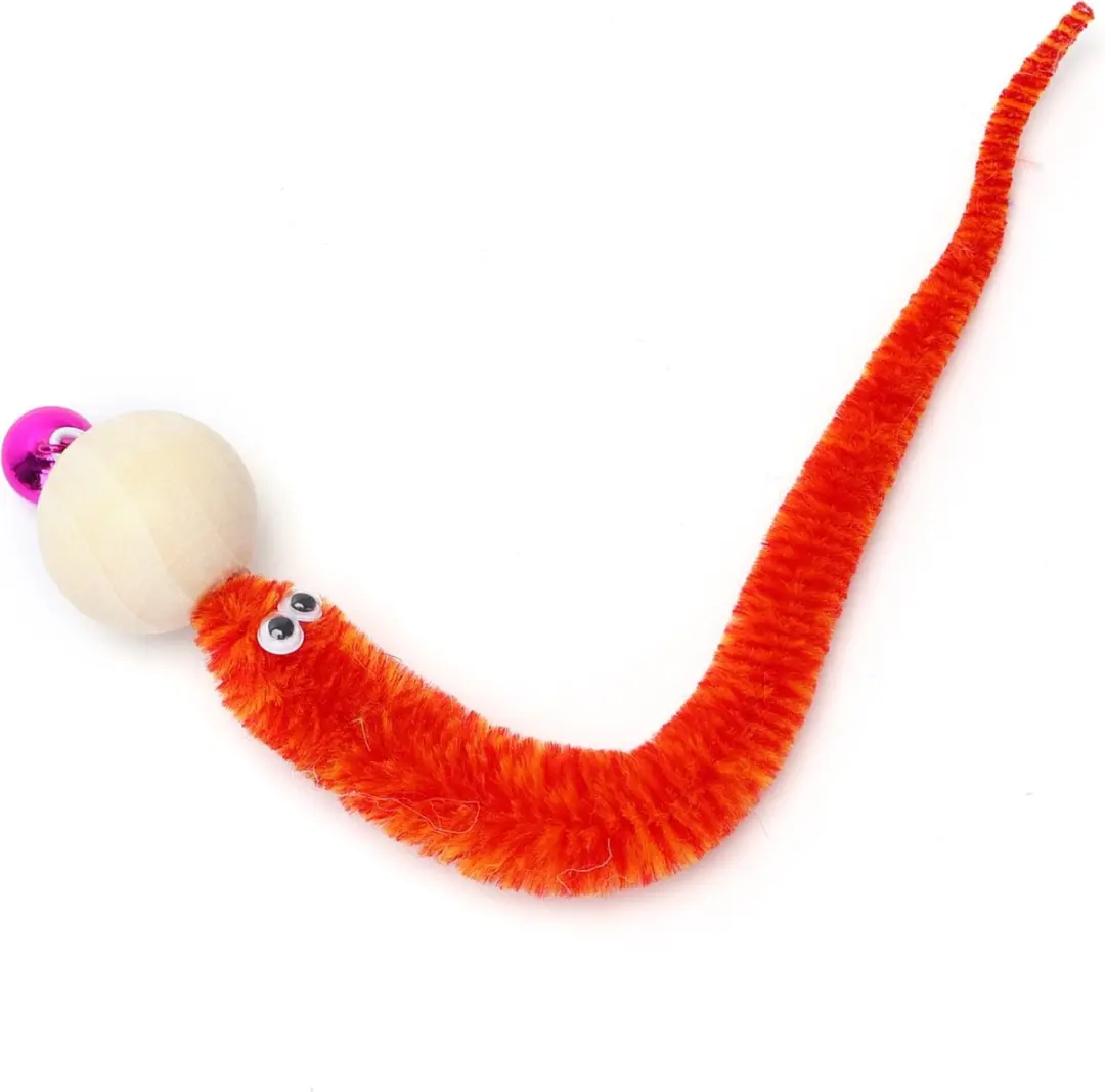 Nobleza Kattenspeelgoed - Rups - Rood