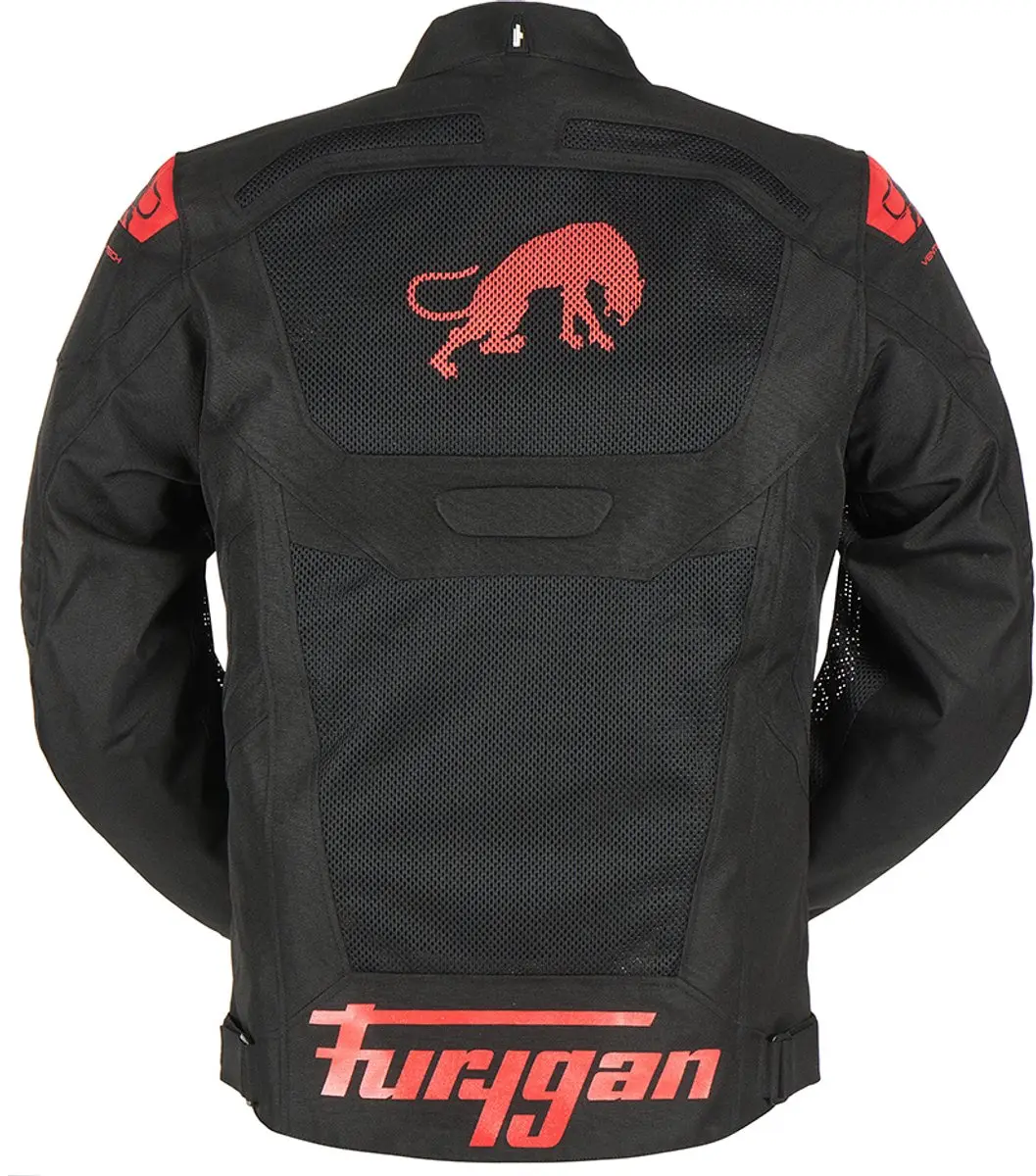 Furygan Atom Vented Evo Motorjas - Zwart Rood - Maat L - afbeelding 3 van 4