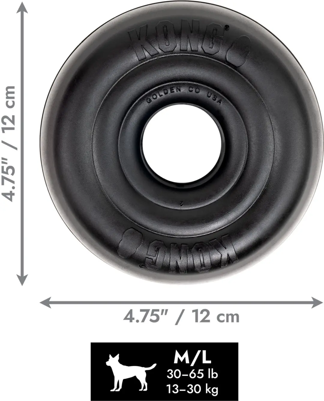 KONG Extreme Donut Kauwspeeltje L - afbeelding 6 van 6
