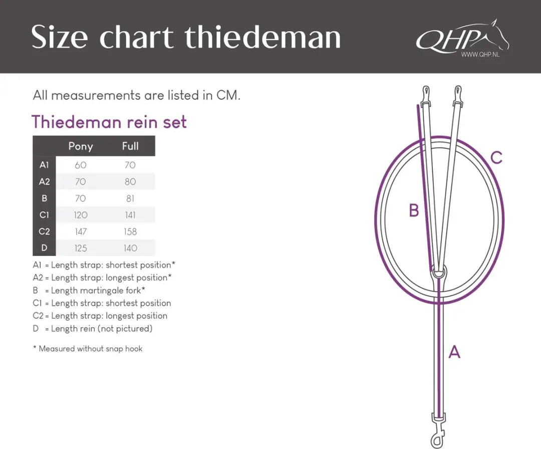 QHP Thiedeman Teugel Set Full - Zwart - afbeelding 2 van 6