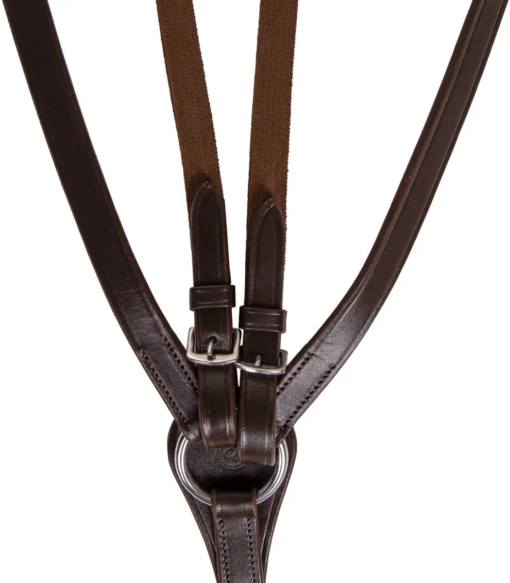 QHP Basic Pro Borsttuig - Bruin - Cob - afbeelding 2 van 6