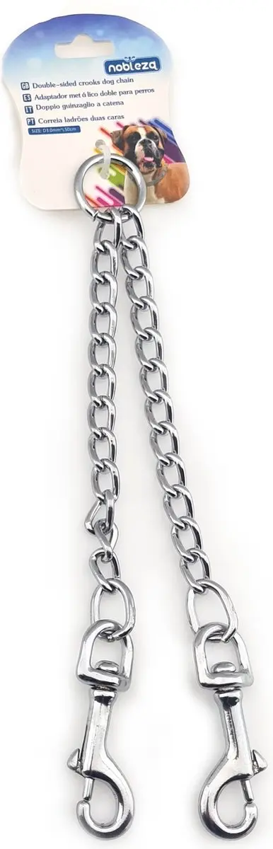Nobleza Hondenriem Splitter Ketting Maat L