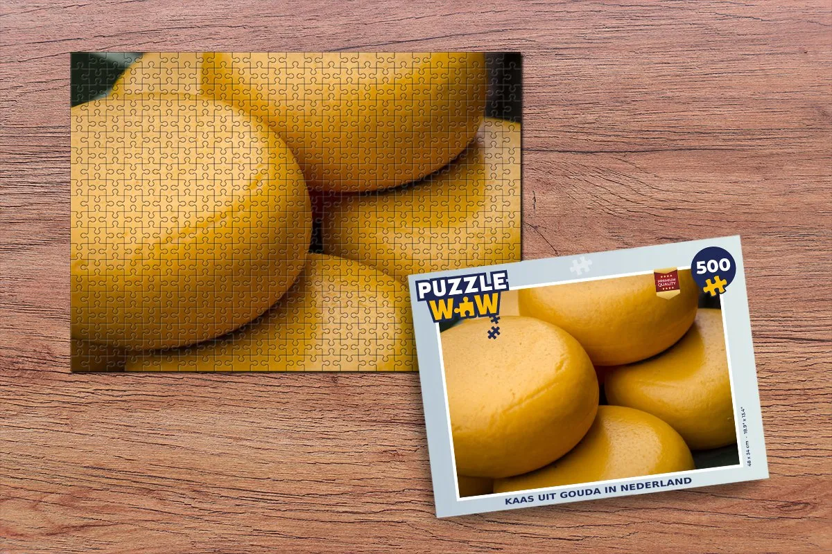 PuzzleWow Gouda Legpuzzel 500 Stuks