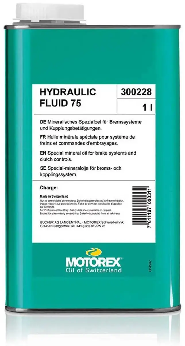 Motorex Hydraulic Fluid 75 Remvloeistof 1L - afbeelding 6 van 6