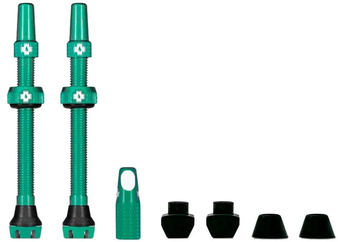 Muc Off V2 Tubeless Presta Kleppen 2 Eenheden Groen 60 mm