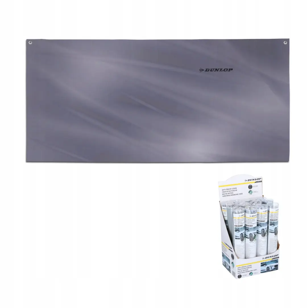 Dunlop Winter Ruitbeschermer 185x85cm Anti-Vorst Mat Zilver