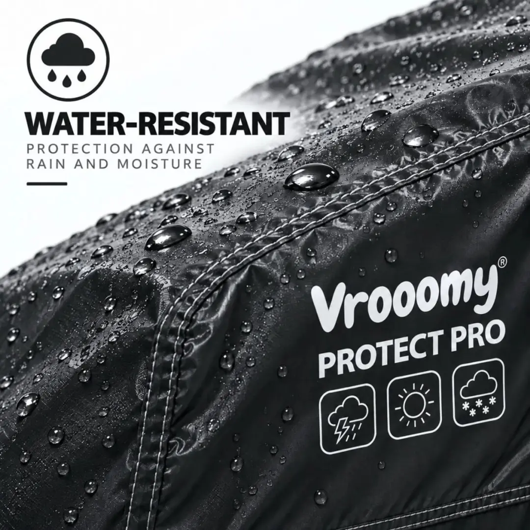 Vrooomy Protect Pro L Beschermhoes - 160x95x85cm Zwart - afbeelding 2 van 5