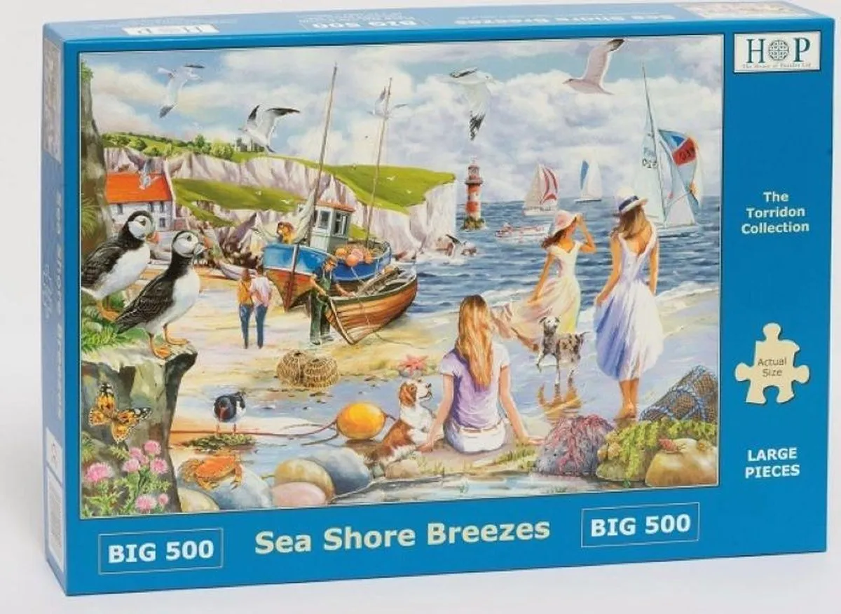 House Of Puzzles XL Legpuzzel Sea Shore Breezes 500 Stuks