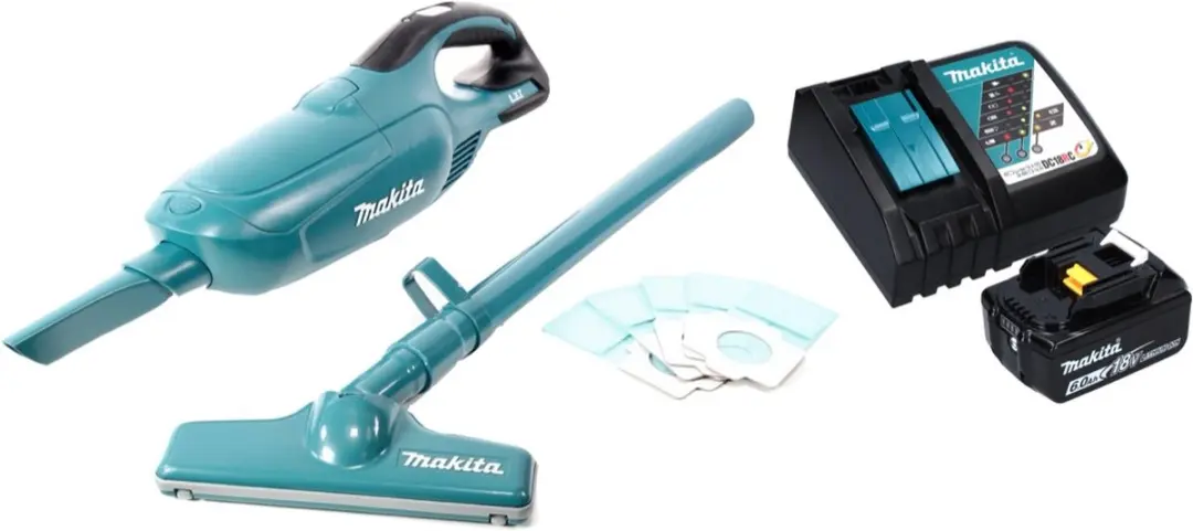 Makita DCL 182 RG1 Accustofzuiger 18V - Groen - afbeelding 3 van 5
