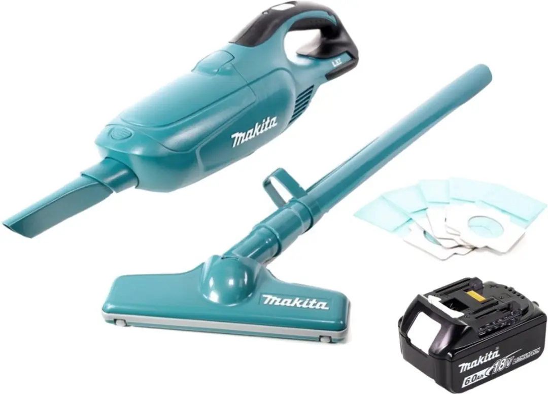 Makita DCL 182 G1 Accustofzuiger 18V - 6,0 Ah - Groen - afbeelding 2 van 5