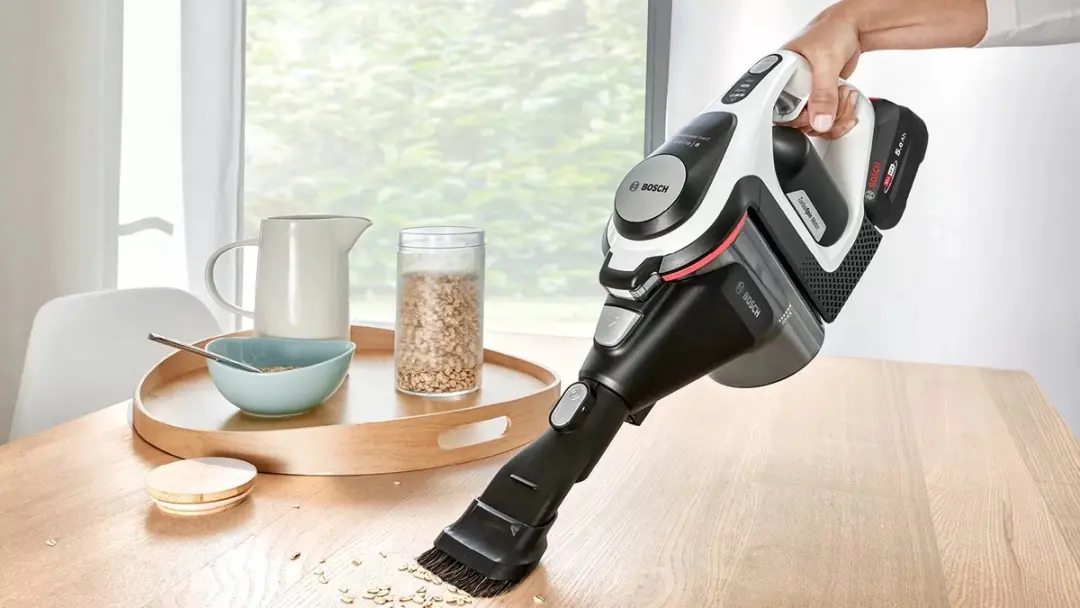 Bosch Serie 8 BSS825ALL Stofzuiger - 5Ah - Zwart/Wit - afbeelding 4 van 6