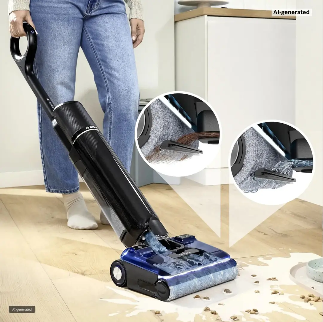 Bosch Serie 6 BHF61BL Stofzuiger - Zwart/Grafiet - afbeelding 4 van 6