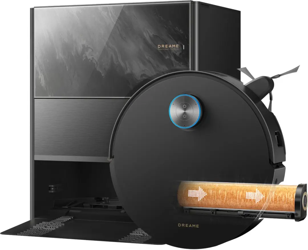 Dreame Aqua 20 Pro Ultra Roller X RLH62DE Stoom-Robotstofzuiger - 40.000 Pa - Zwart - afbeelding 6 van 6