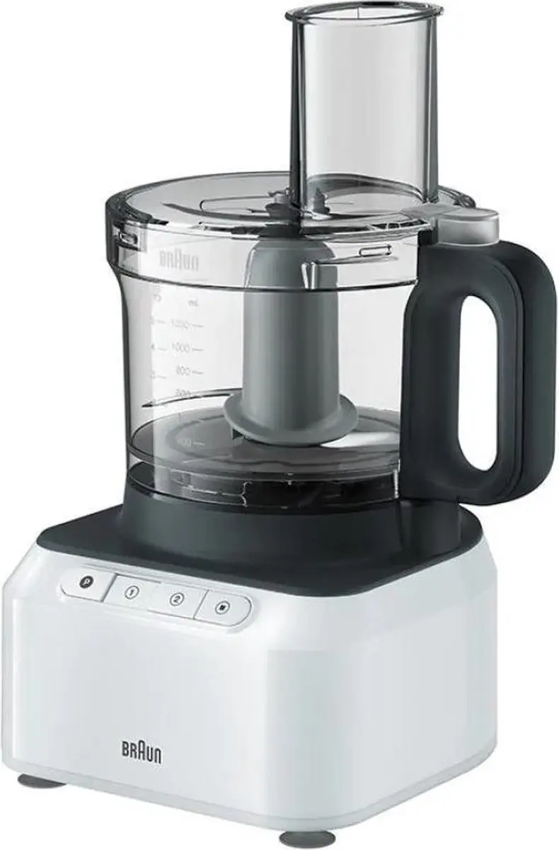 Braun PurEase FP3131WH Foodprocessor - 2,1 liter - afbeelding 2 van 6