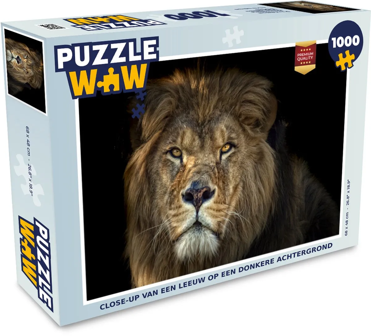 PuzzleWow Leeuw Wilde Dieren Legpuzzel 1000 Stuks