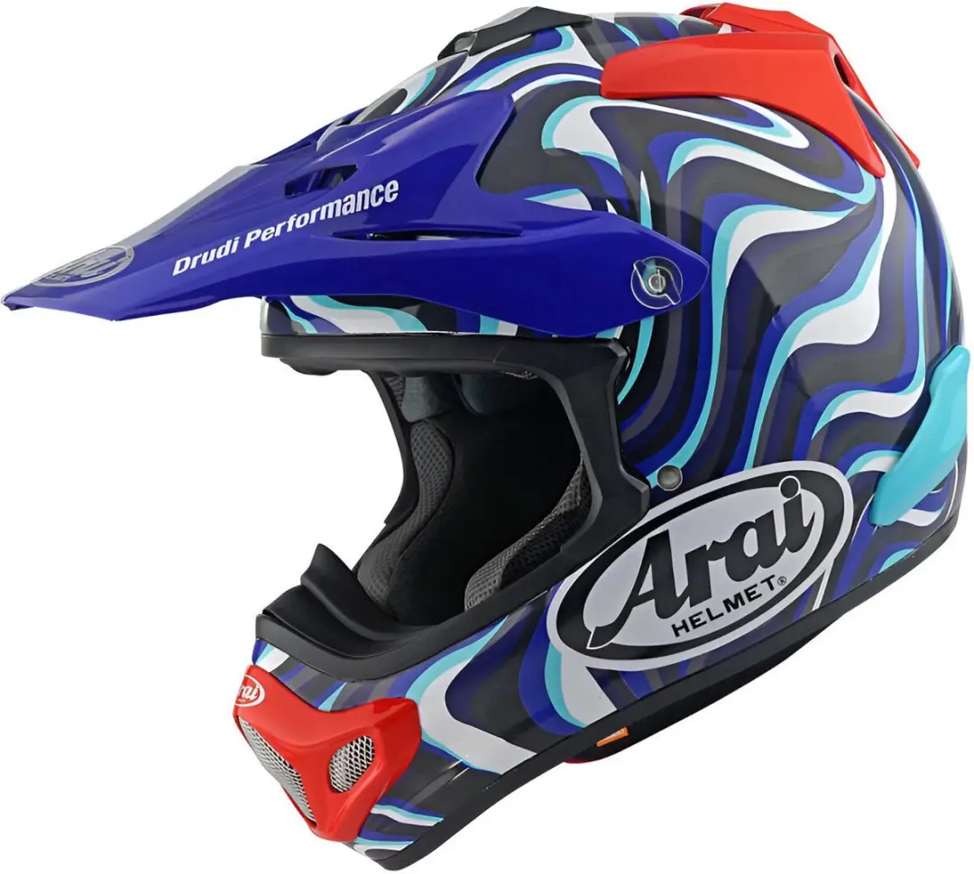 Arai MX-V EVO Stream Blauw Crosshelm