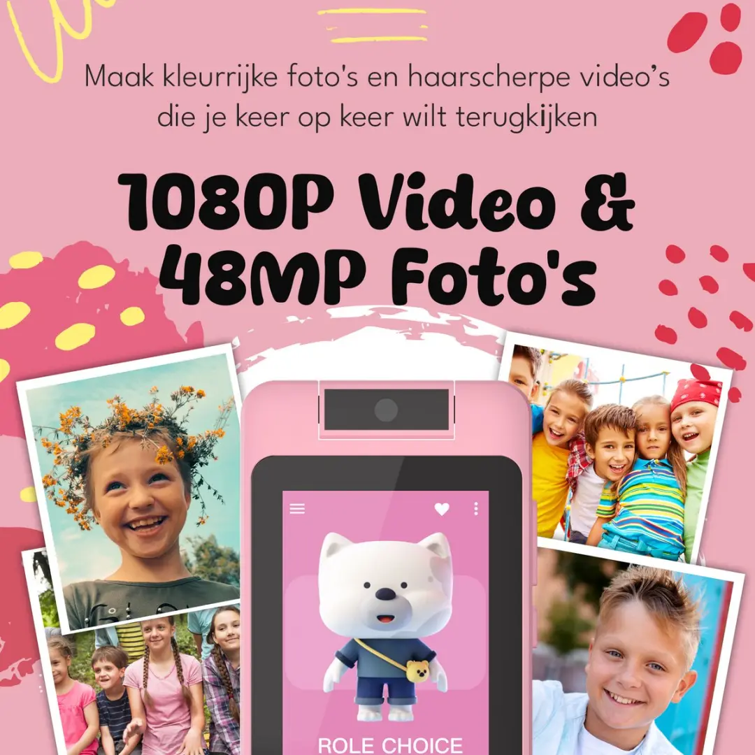 Denver KMP284 Kids Media Player - Roze - afbeelding 6 van 6