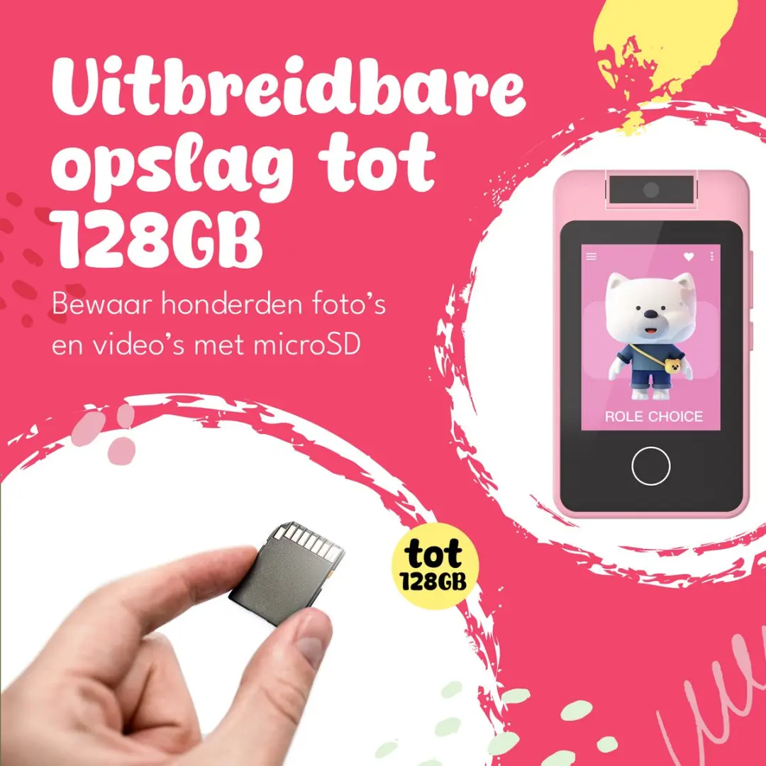 Denver KMP284 Kids Media Player - Roze - afbeelding 5 van 6