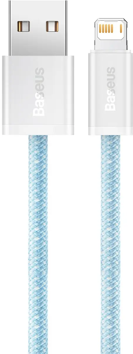 Baseus USB A – Lightning Kabel 1m 10W Transparant - afbeelding 3 van 6