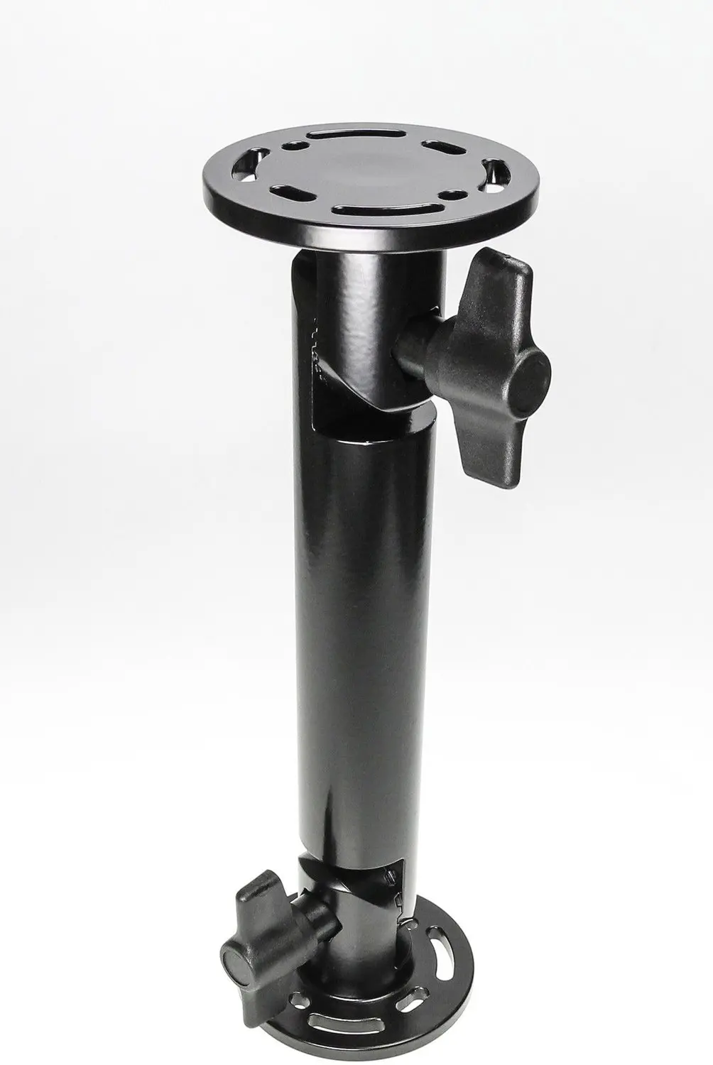 Pedestal mount 6  round base 64mm-small teeth-90° offset"