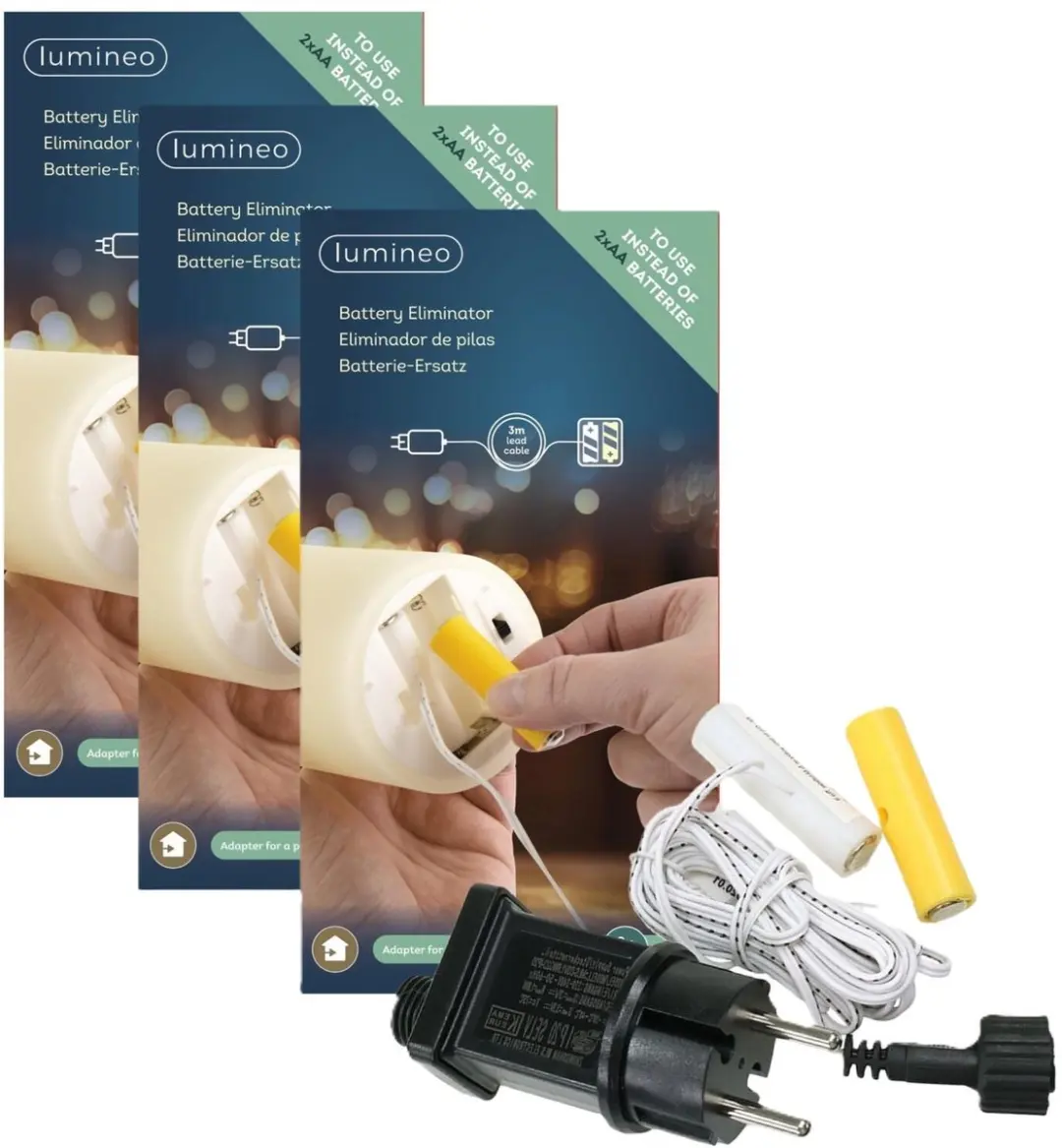 Lumineo Batterij adapter