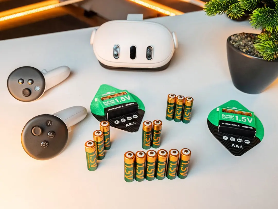 Olight Ostation Ecolast AA Oplaadbare Batterijen 2100mAh - 4 Stuks - afbeelding 5 van 6