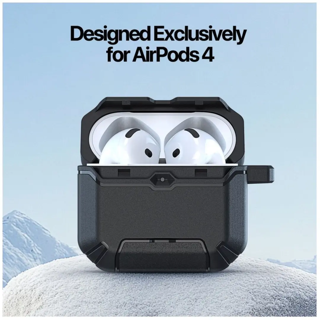 Dux Ducis PECS AirPods 4/5 Hoesje - Oranje - afbeelding 2 van 6