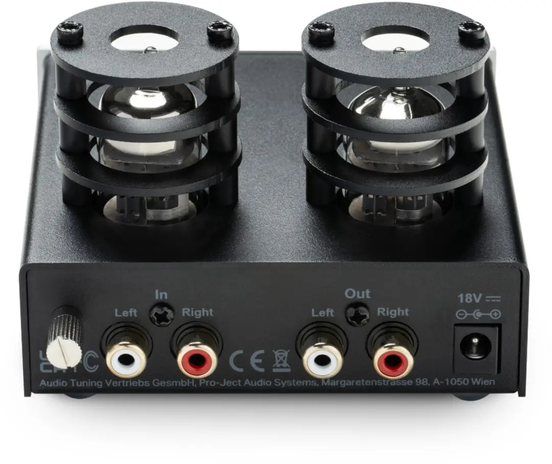 Pro-Ject Tube Box E Voorversterker MM/MC - Zwart - afbeelding 2 van 2