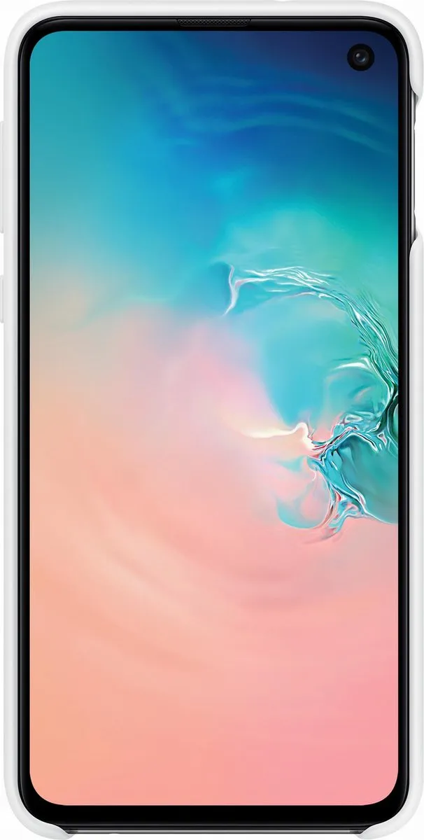 Samsung Silicone Hoesje S10e - Wit - 8801643640095
