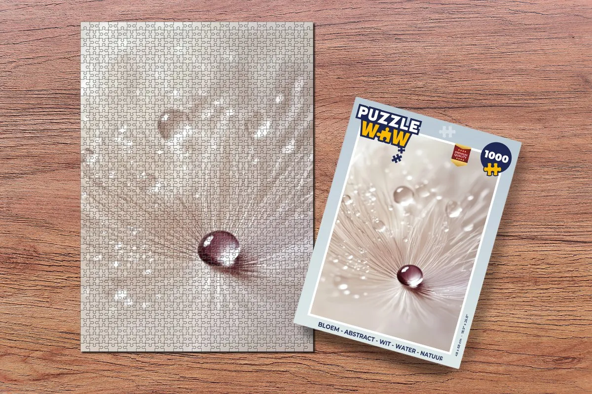 PuzzleWow Bloem Abstract Legpuzzel 1000 Stuks - Paardenbloem