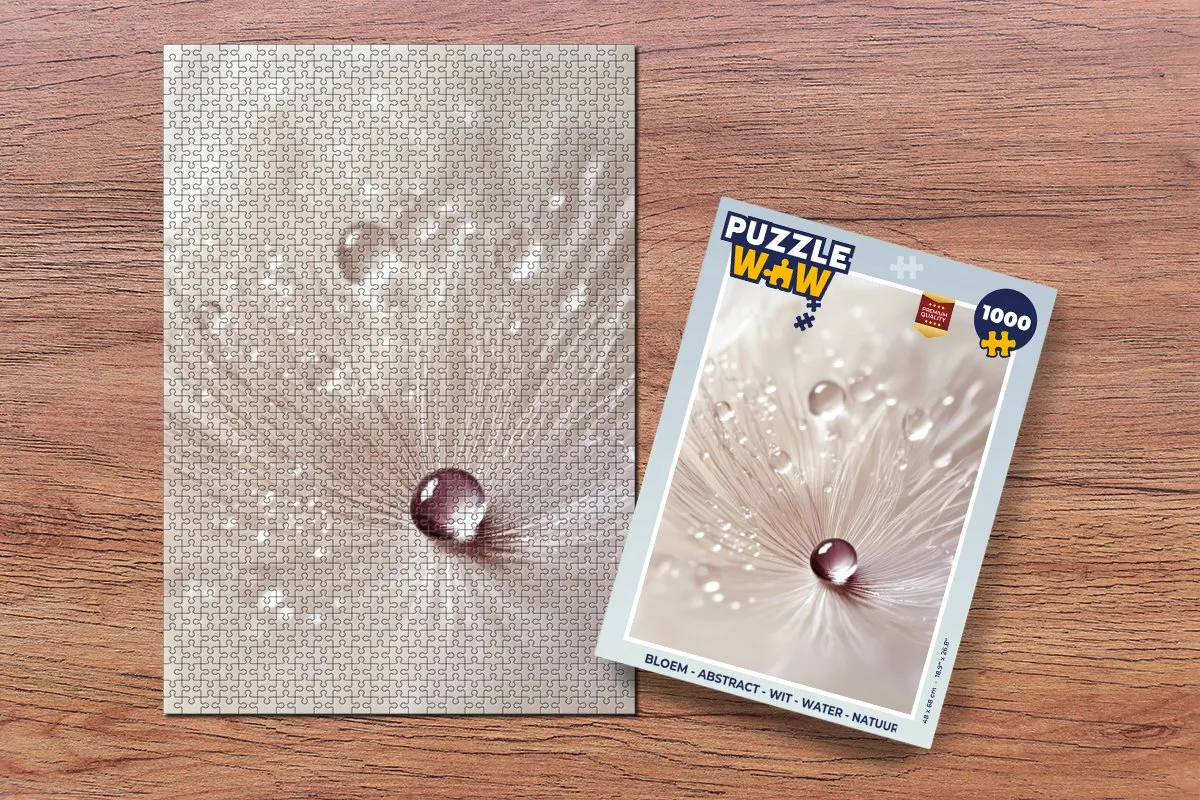 PuzzleWow Bloem Abstract Legpuzzel 1000 Stuks - Paardenbloem