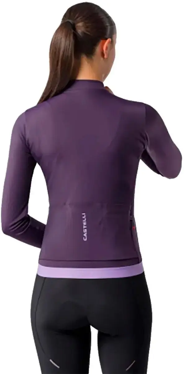Castelli Espresso 2 Thermal Wielertrui - Paars S - afbeelding 2 van 3