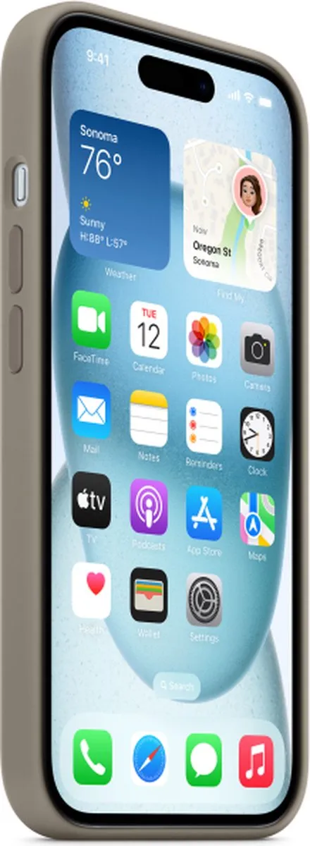Apple iPhone 15 Plus Siliconenhoesje MT133ZM/A - Clay