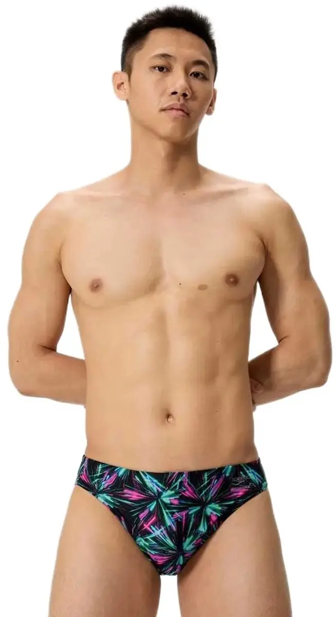 Speedo Printed Zwemslip Zwart UK 30 Man