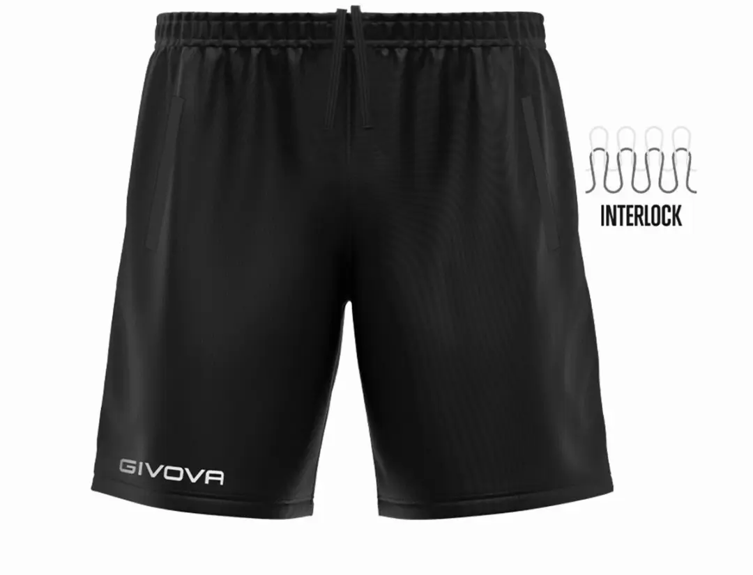Sportshort Givova Pocket Zwart