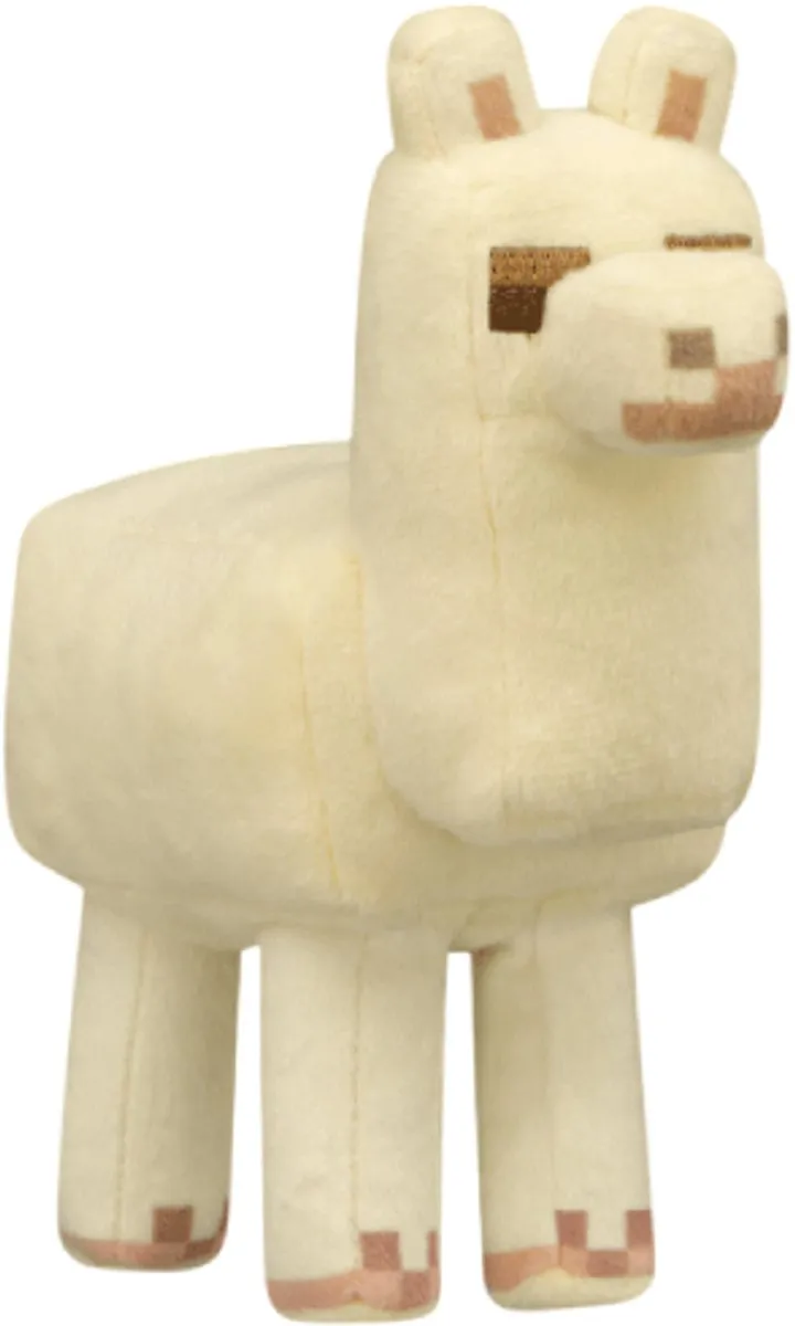 Beige Llama - Minecraft Pluche Knuffel 30 cm - A Minecraft Movie Plush - Speelgoed Film Knuffels voor Kinderen Jongens Meisjes