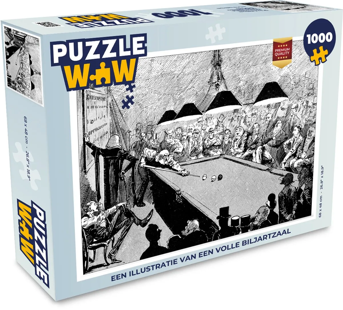 PuzzleWow Legpuzzel 1000 Stuks - Multicolor