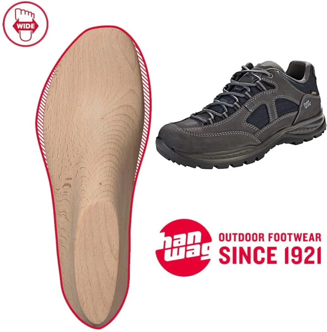 Hanwag Gritstone II GTX Wandelschoenen - Heren - Asphalt Black - afbeelding 6 van 6