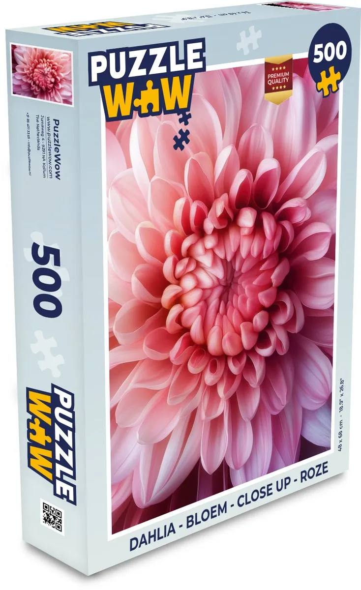 PuzzleWow Dahlia Legpuzzel 500 Stuks