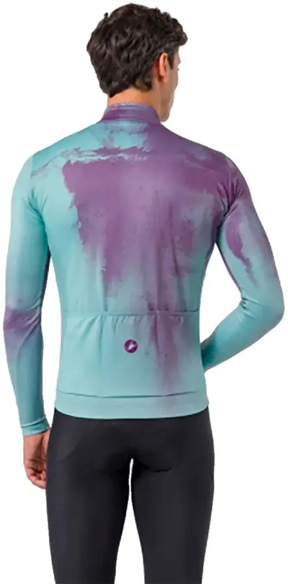 Castelli Nebula Thermal Trui XL - Paars/Turquoise - afbeelding 2 van 4