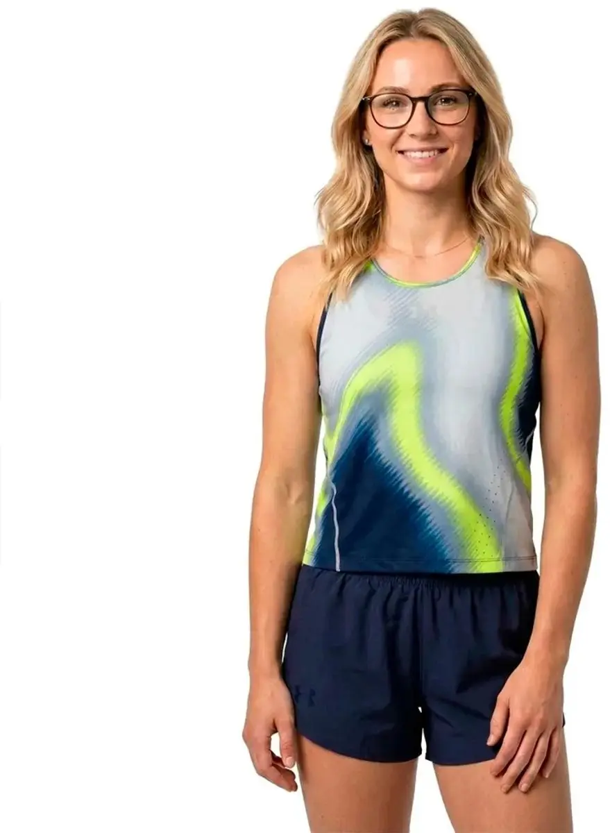 Under Armour Velociti Pro Mouwloos T-shirt Zilver XS Vrouw