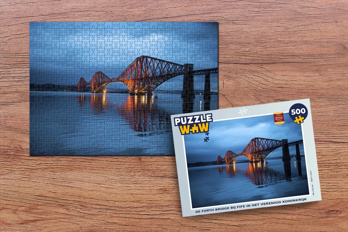 PuzzleWow Legpuzzel De Forth Bridge 500 Stuks