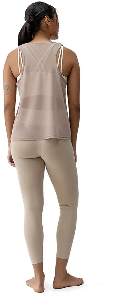Born Living Yoga Bora mouwloos shirt Beige L - afbeelding 2 van 3